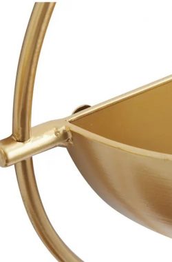 Maceta Dorada 10″H Chica (1Pieza)